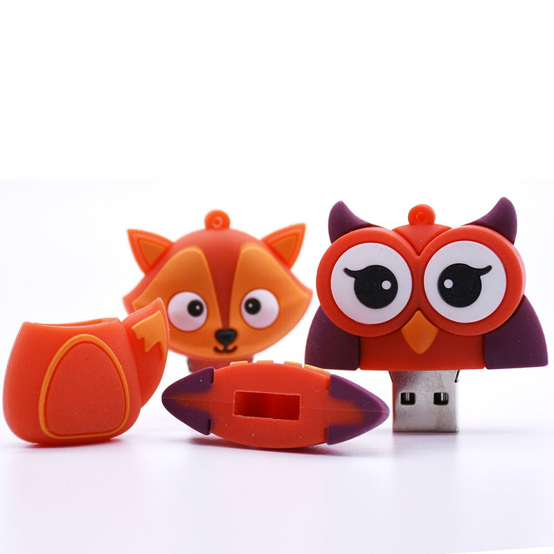 Pendrive Animais Cartoon