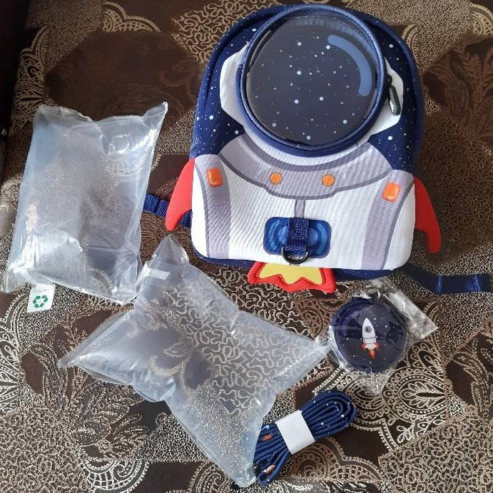 Mochila Astronauta com Coleira