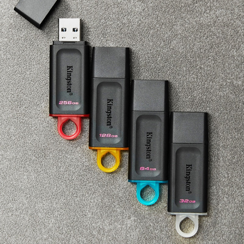 Kingston USB Flash Drive 32gb, 64gb, 128gb ou 256gb de Memória