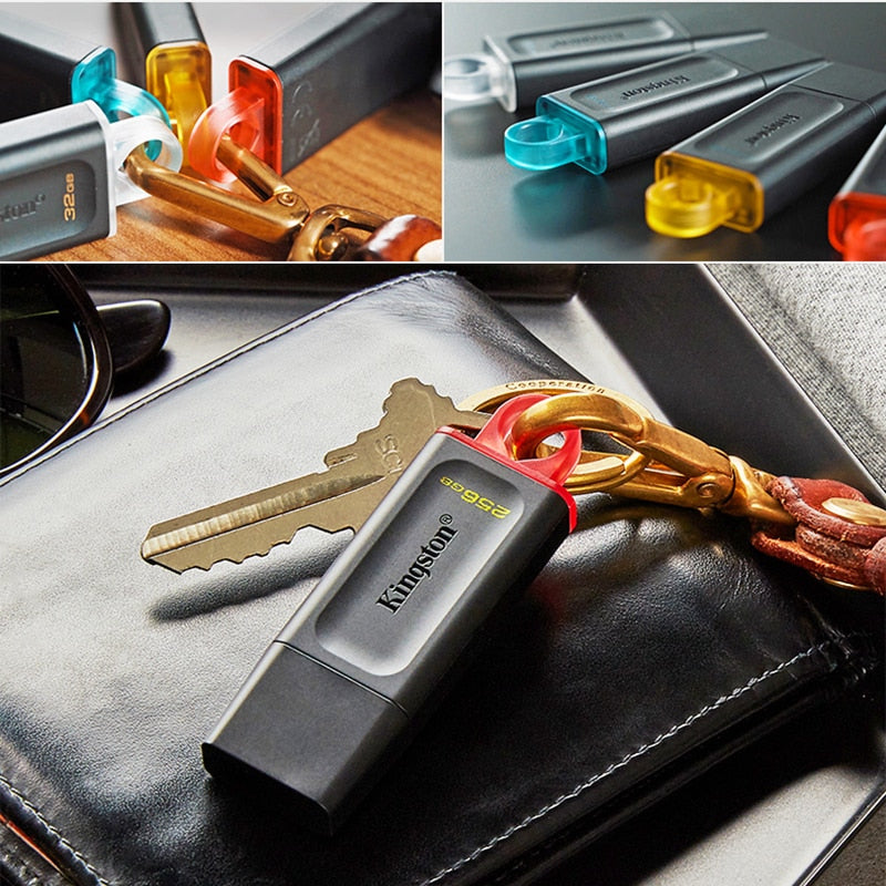 Kingston USB Flash Drive 32gb, 64gb, 128gb ou 256gb de Memória