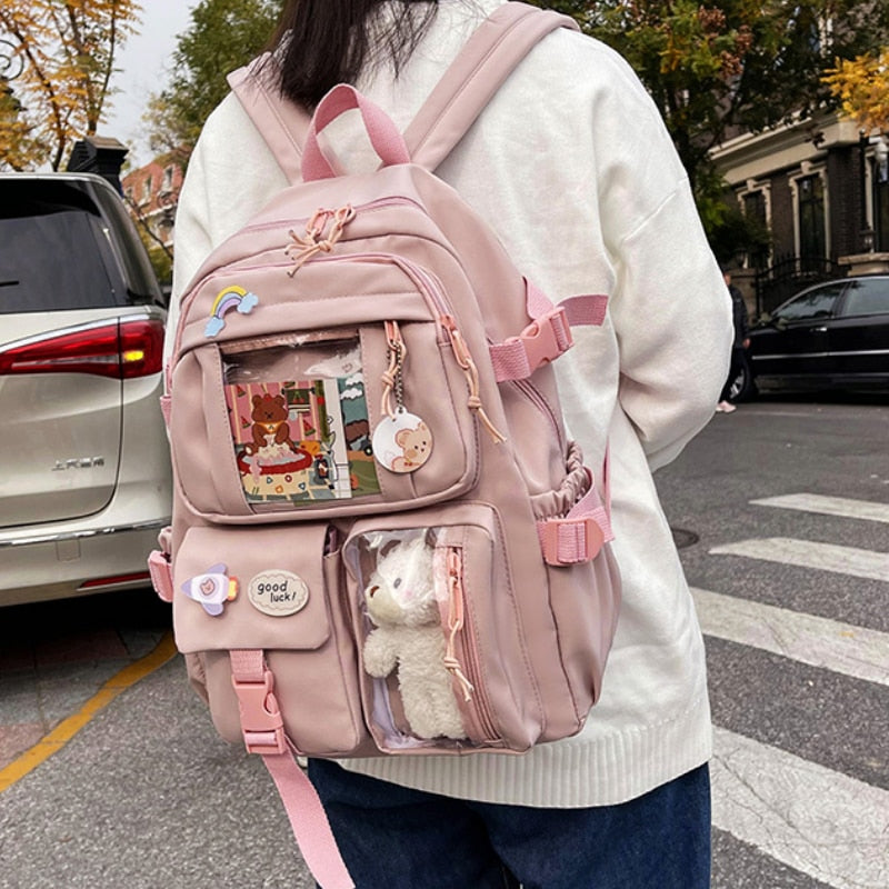 Mochila Feminina Fofinha À Prova D'Água